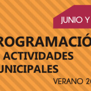 Programación de actividades Municipales, Verano 2017